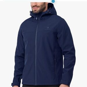 CAMEL CROWN Men's Softshell Jacket Fleece Lined Waterproof Windproof Size S